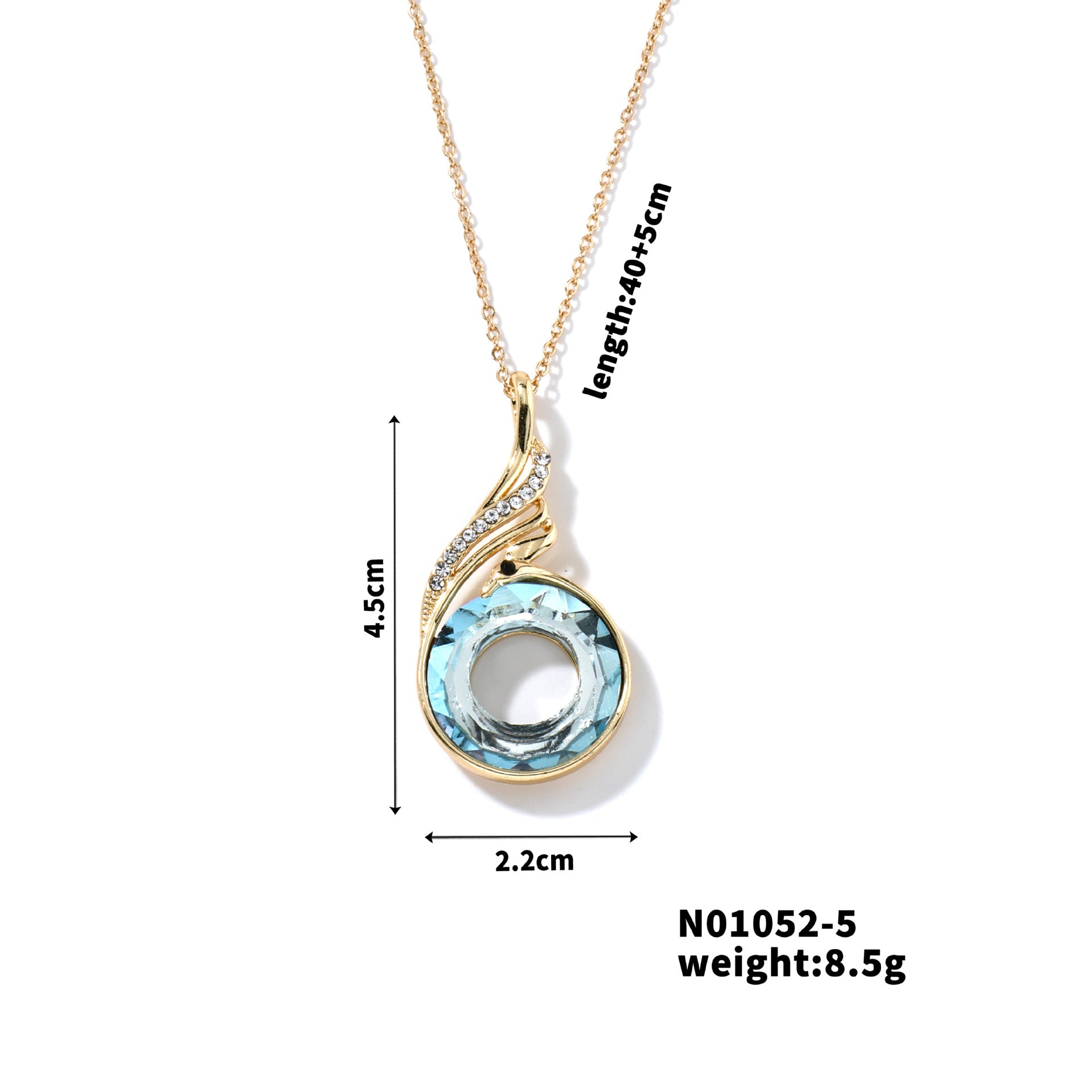 Wholesale Fashion colorful crystal necklace